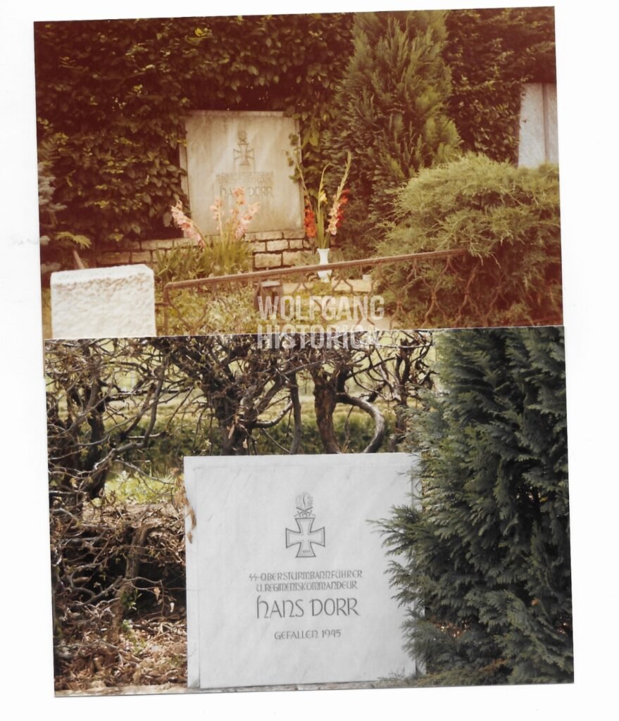 Photographs of Hans Dorr's Grave - Wolfgang Historica