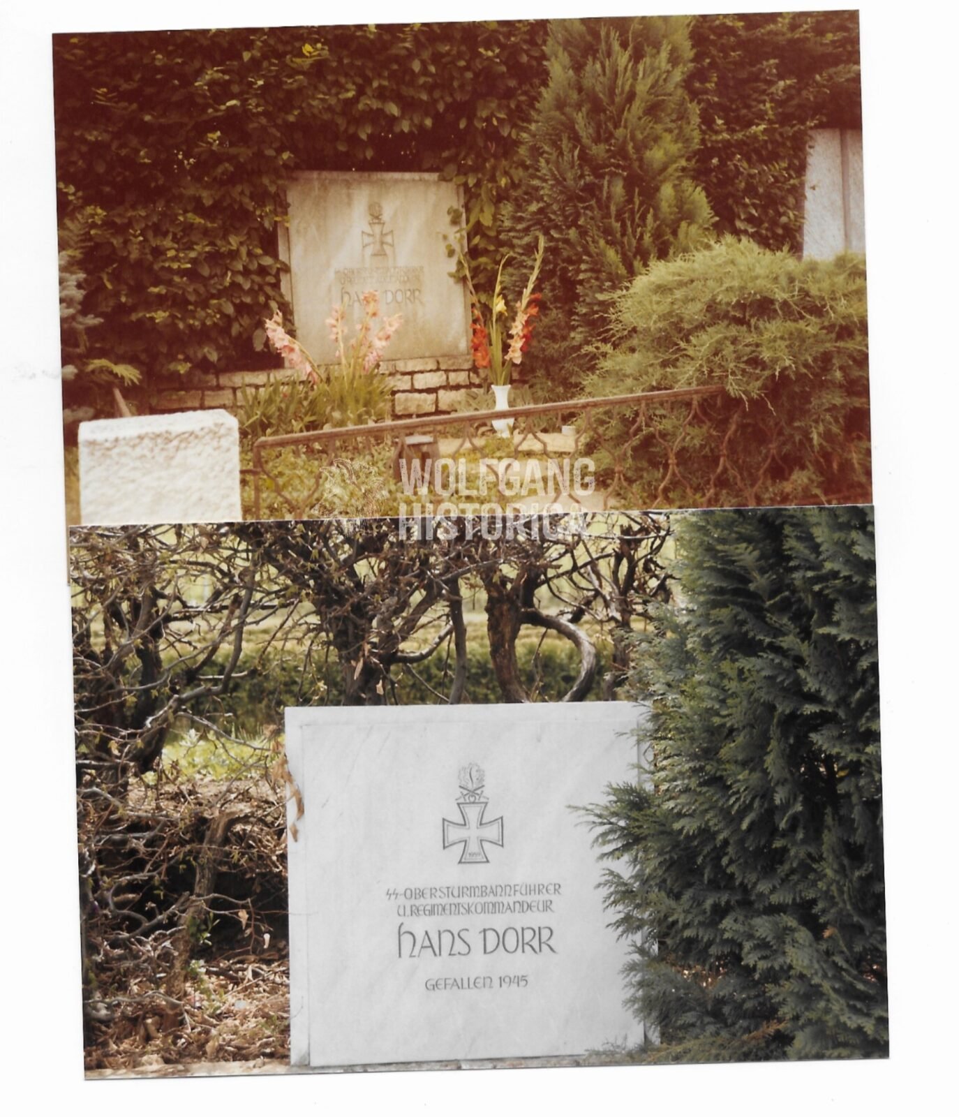 Photographs of Hans Dorr's Grave - Wolfgang Historica
